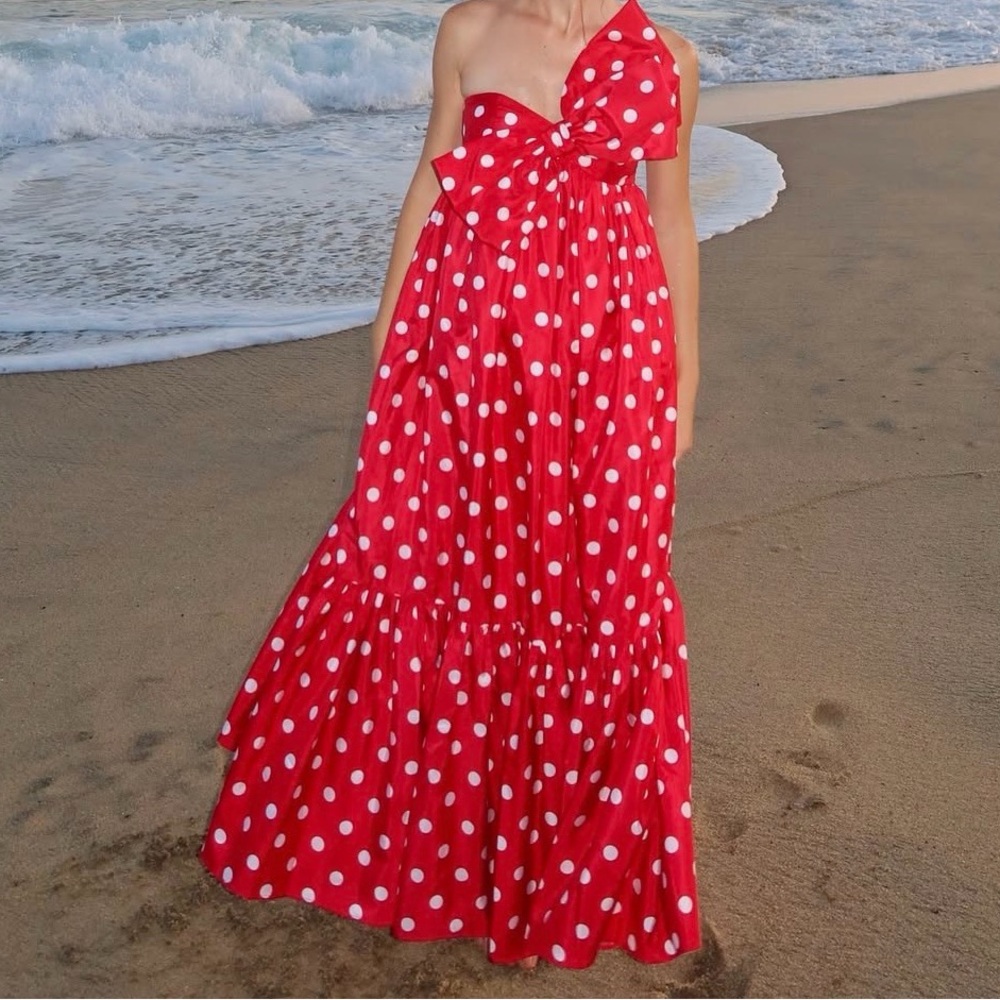 ATSU Red Polka Dot Dress